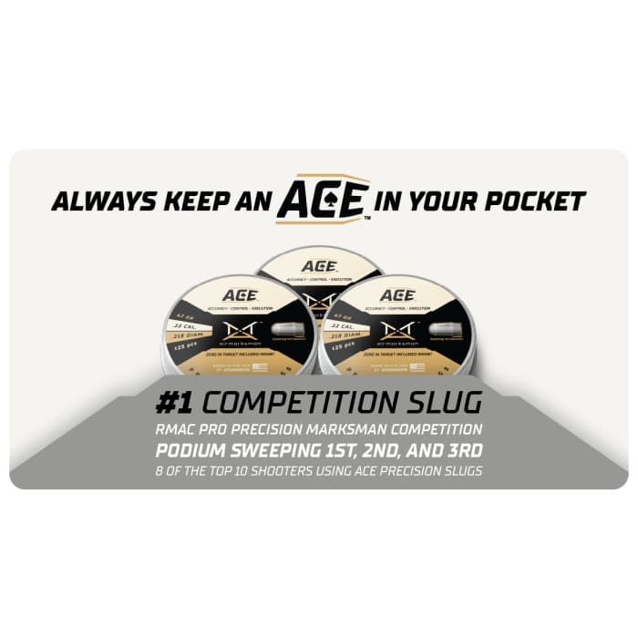 AirMarksman ACE target slugs.22 cal 125/tin (0.2175) 40.1