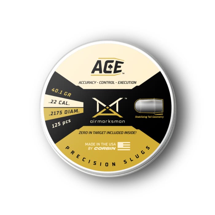 AirMarksman ACE target slugs.22 cal 125/tin (0.2175) 40.1