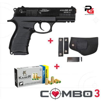 AKSA Arms Model AK-17 Blank Gun - Black - Blank Firing