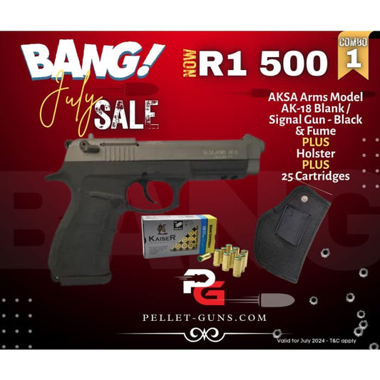 Bang! July Sale Combo 1: AKSA Arms Model AK-18 Blank