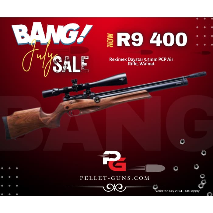 Bang! July Sale Reximex Daystar 5.5mm PCP Air Rifle Walnut
