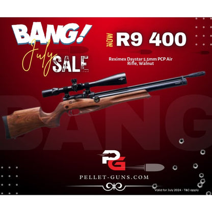 Bang! July Sale Reximex Daystar 5.5mm PCP Air Rifle Walnut