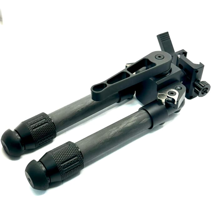 BP02C Carbon Fibre Bipod with standard and spike feet