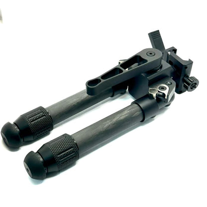 BP02C Carbon Fibre Bipod with standard and spike feet