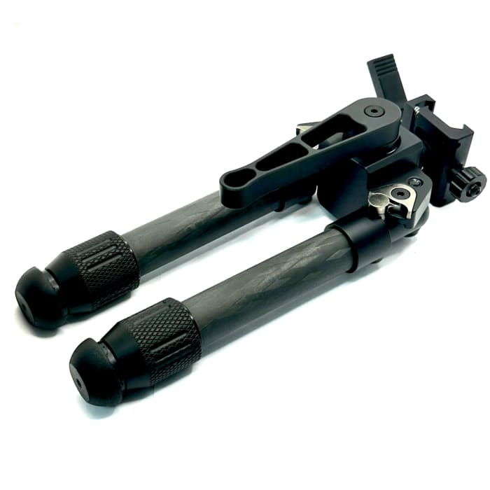 BP02C Carbon Fibre Bipod with standard and spike feet