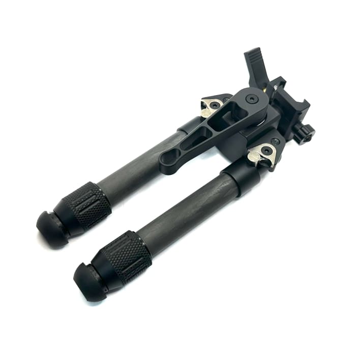 BP02C Carbon Fibre Bipod with standard and spike feet