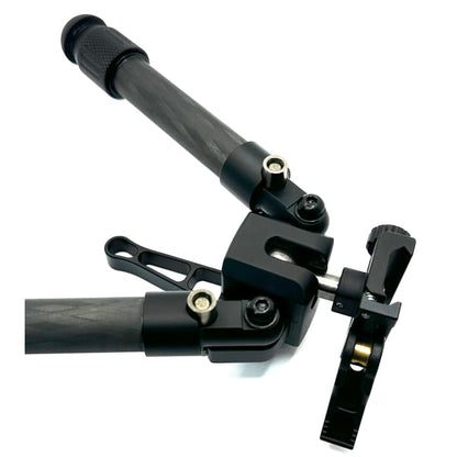 BP02C Carbon Fibre Bipod with standard and spike feet