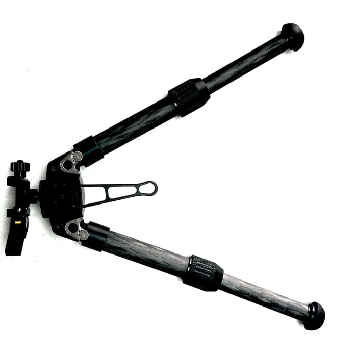 BP02C Carbon Fibre Bipod with standard and spike feet