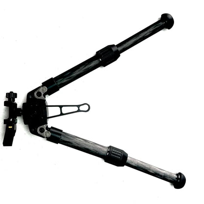 BP02C Carbon Fibre Bipod with standard and spike feet