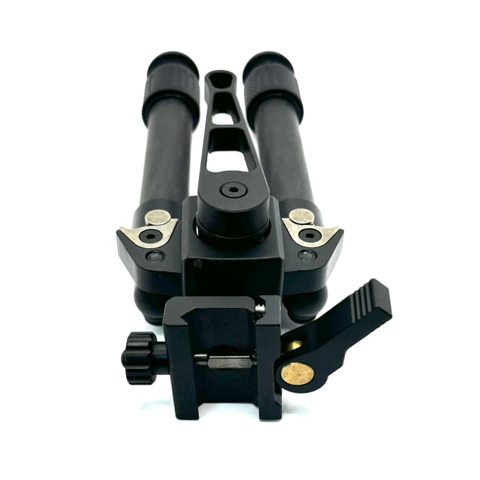 BP02C Carbon Fibre Bipod with standard and spike feet