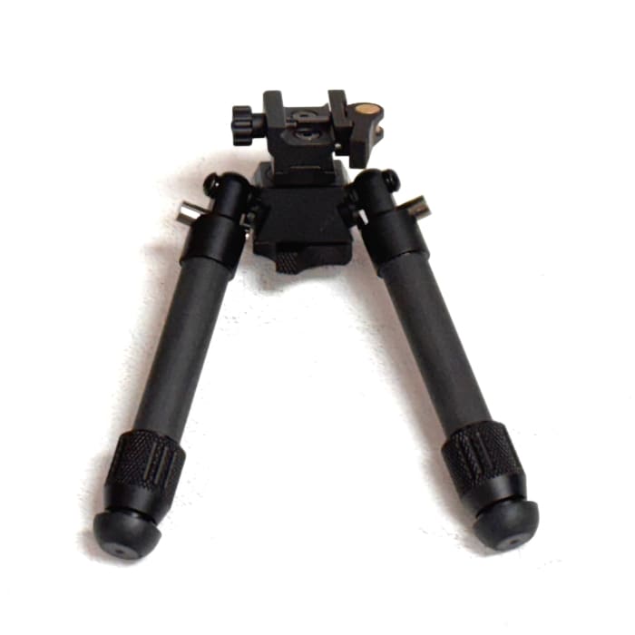 Carbon Fibre Bipod with standard and spike feet