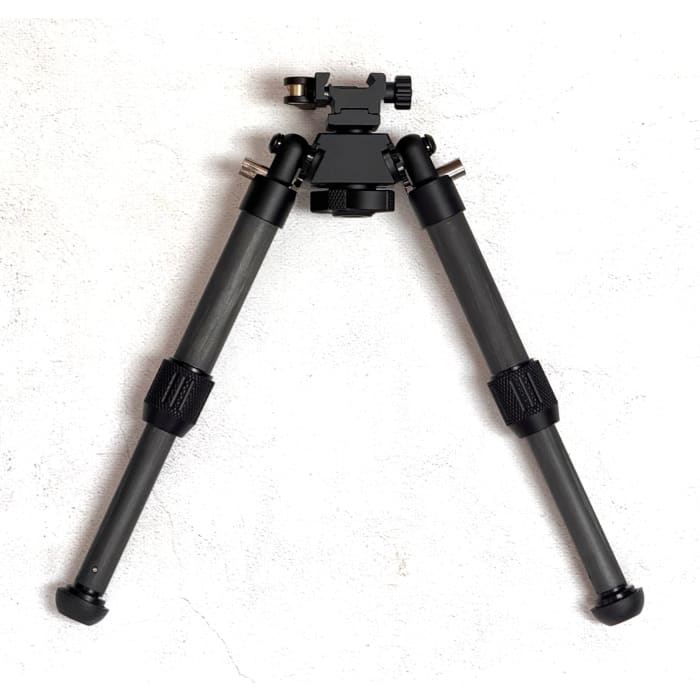 Carbon Fibre Bipod with standard and spike feet