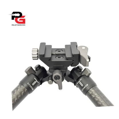 Carbon Fibre bipod with standard and spike feet - Bipods