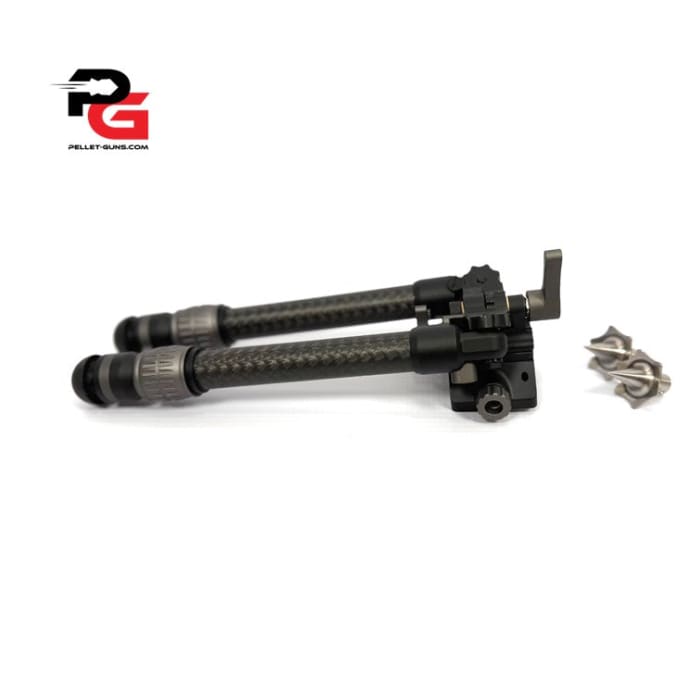 Carbon Fibre bipod with standard and spike feet - Bipods