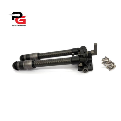 Carbon Fibre bipod with standard and spike feet - Bipods