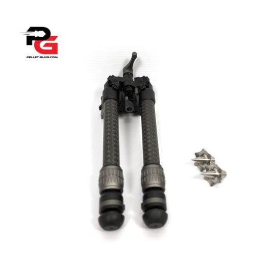 Carbon Fibre bipod with standard and spike feet - Bipods
