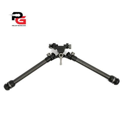 Carbon Fibre bipod with standard and spike feet included