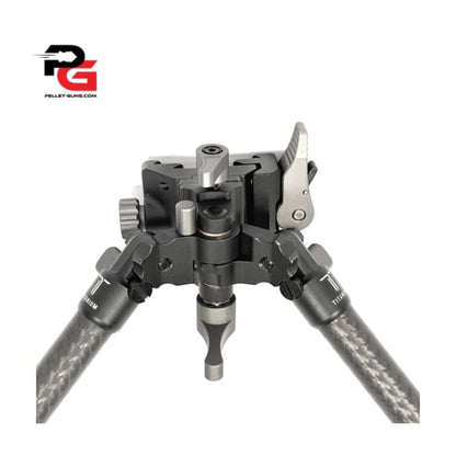 Carbon Fibre bipod with standard and spike feet included