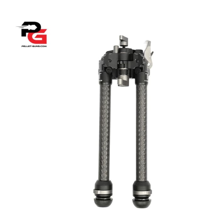 Carbon Fibre bipod with standard and spike feet included
