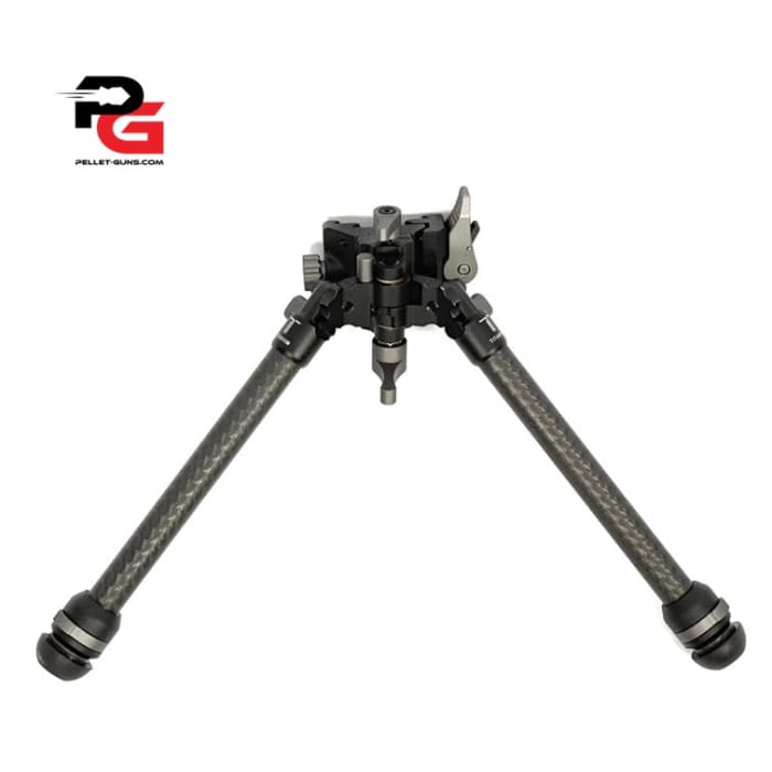 Carbon Fibre bipod with standard and spike feet included