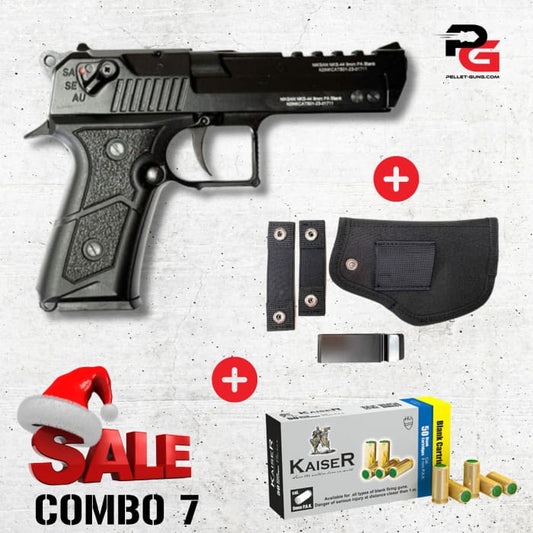 COMBO SPECIAL - Niksan BP44 Blank Firing Pistol 9mm P.A.K