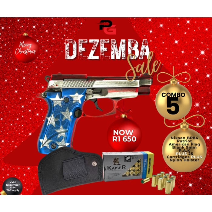 Dezemba Sale Combo 5: Niksan BP84 Patriot American Flag