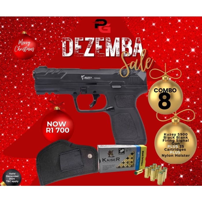 Dezemba Sale Combo 8: Kuzey S900 Black Blank Firing Signal