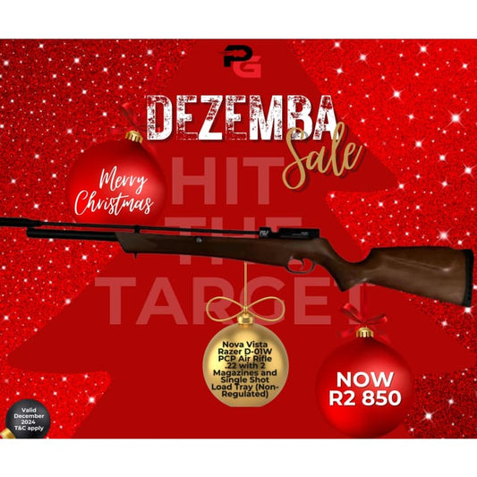 Dezemba Sale Nova Vista Razer D-01W PCP Air Rifle.22 with 2