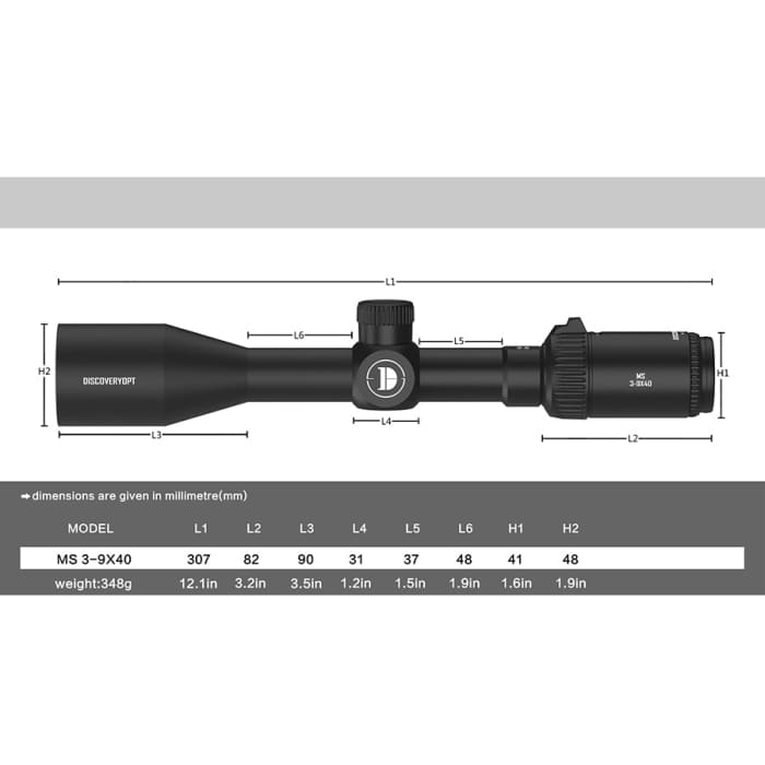 Discovery MS 3-9X40 scope - Scopes