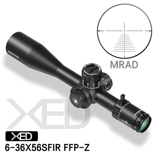 Discovery XED 6-36X56SFIR FFP-MRAD/MOA-ZERO STOP