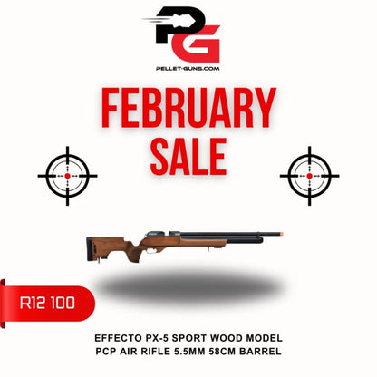 FEBRUARY SALE - Effecto PX-5 Sport Wood Model PCP Air Rifle