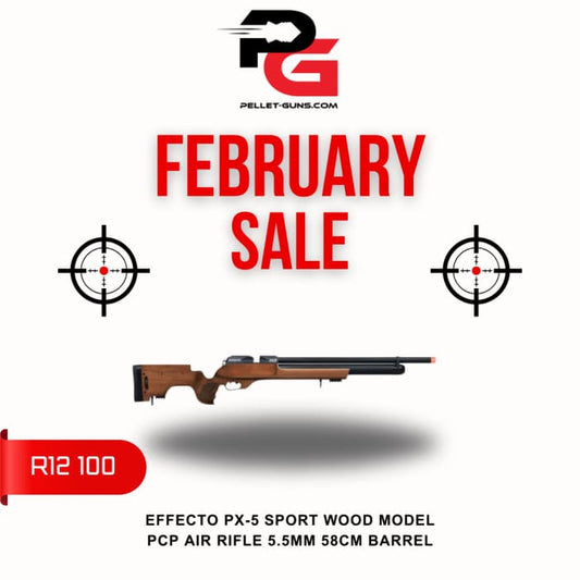 FEBRUARY SALE - Effecto PX-5 Sport Wood Model PCP Air Rifle