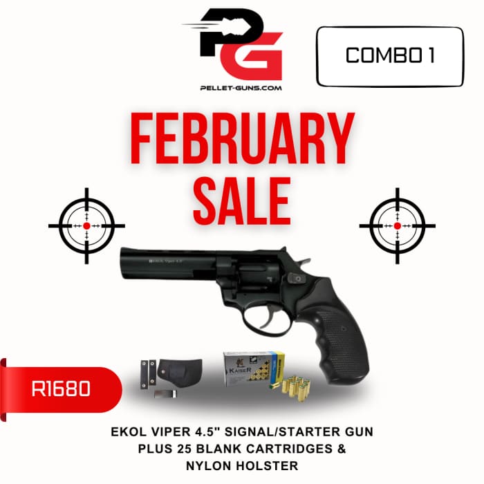 FEBRUARY SALE - Ekol Viper 4.5’ 9mm PAK Signal/Starter