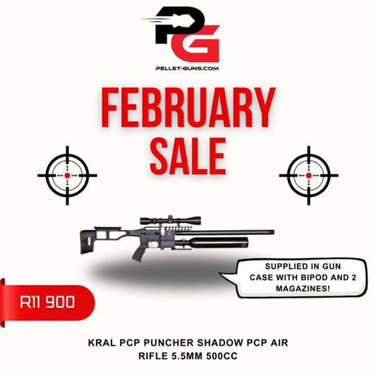 FEBRUARY SALE - Kral PCP Puncher Shadow Air Rifle 5.5mm