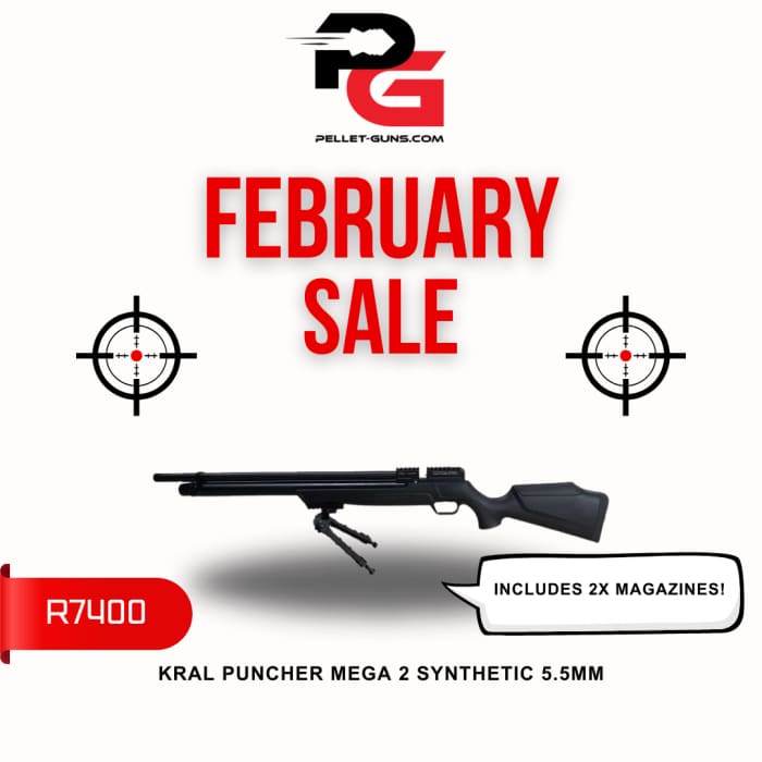 FEBRUARY SALE - Kral Puncher Mega 2 Synthetic 5.5mm