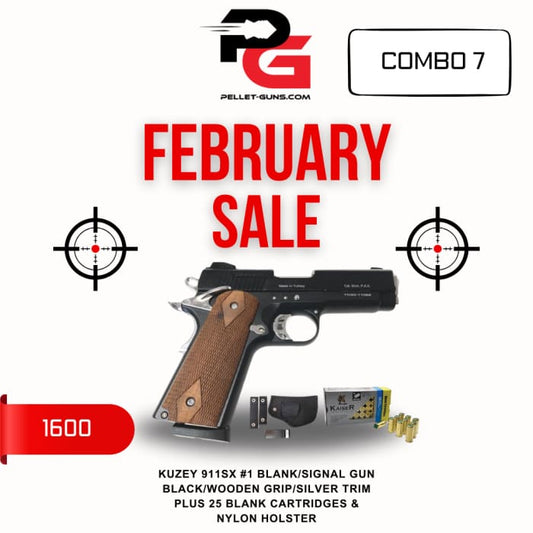 FEBRUARY SALE - Kuzey 911 SX1 blank/signal gun 9mm PAK