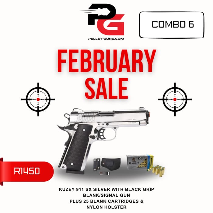 FEBRUARY SALE - Kuzey 911SX Blank Firing Signal Gun