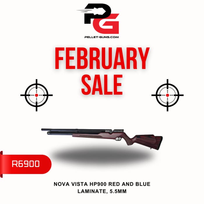 FEBRUARY SALE - Nova Vista HP900 Red and Blue Laminate