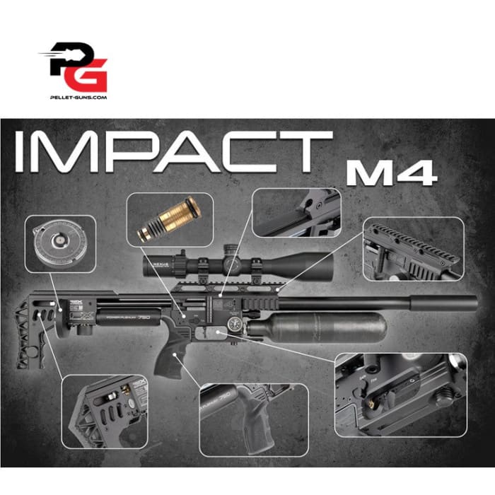 FX Impact M4 Exp Black Sniper.22 cal - Air Rifle