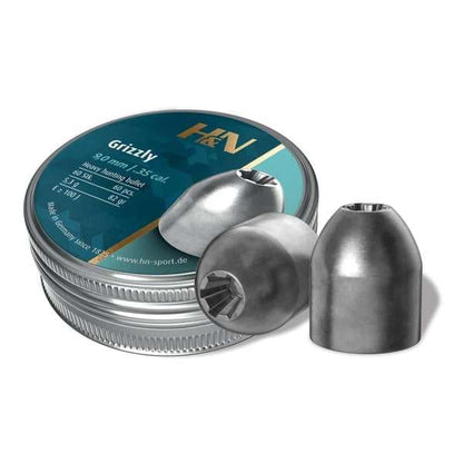 H&N Grizzly 9mm/.356 85S 82 Grain - Airgun Pellets