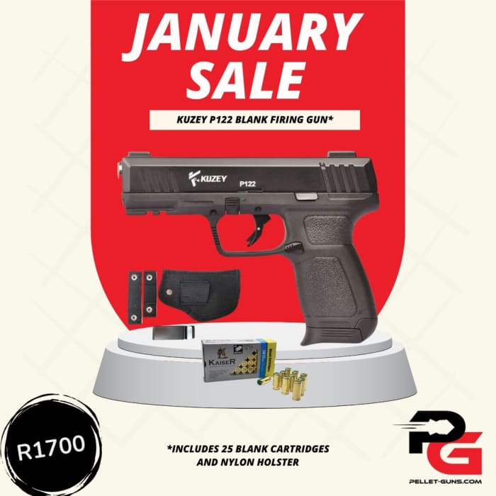 January Sale - Kuzey P122 Blank Firing Signal Gun Combo