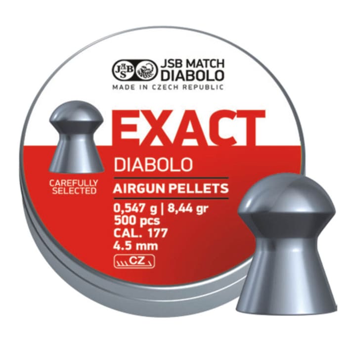 JSB Diabolo Exact 4.53mm .177 Cal 8.44 Grain Airgun Pellets