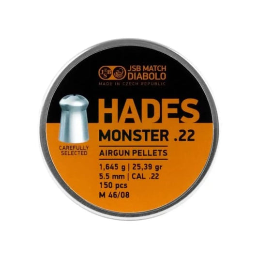 JSB HADES MONSTER 5.5MM *150 PER TIN 25.39 GRAIN