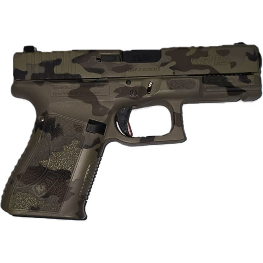 Kral Arms KR19 9X19mm Pistol (GREEN CAMO) - FIREARMS