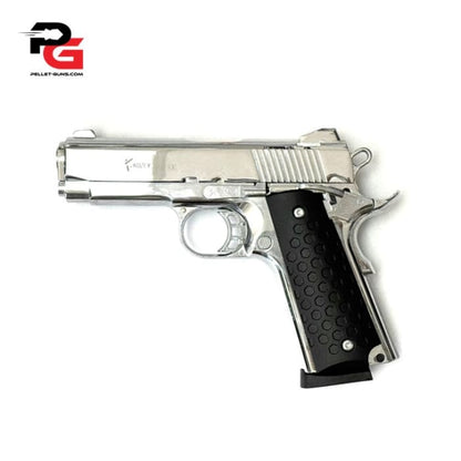 Kuzey 911SX Blank Firing - Silver with Black Grip