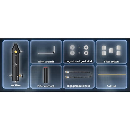 Large Filter With Extra Filter Insert And Hose For High