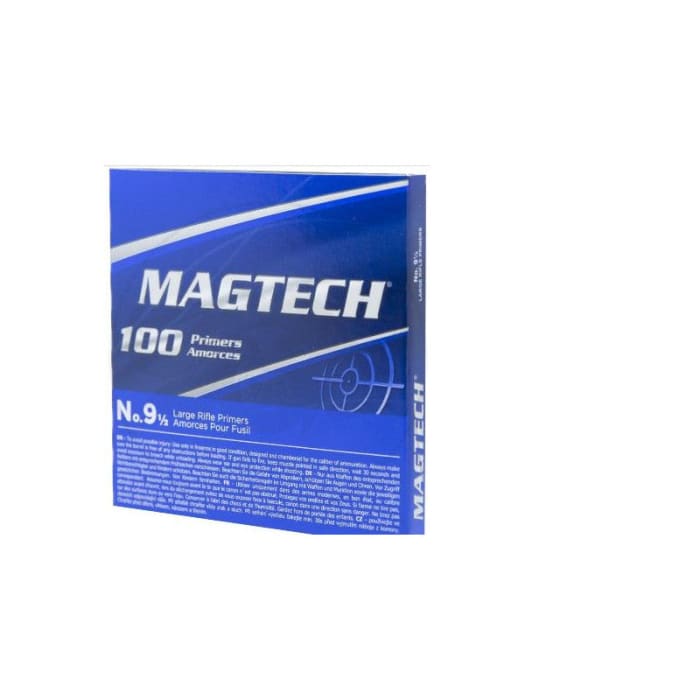 MAGTECH NO 9 1/2 LARGE RIFLE PRIMERS / 100 PER PACK