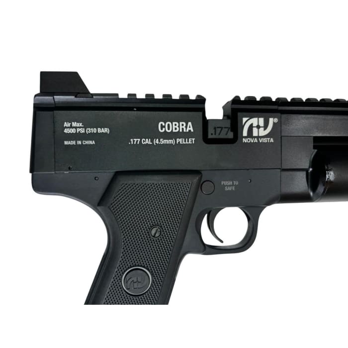 Nova Vista SQ-01 Cobra Pistol with Black Grip Regulated