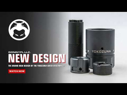 MK2 DONNY FL SILENCER - YOKOZUNA FOR .25 CAL WITH QD AND QD ADAPTER FOR 1/2" UNF