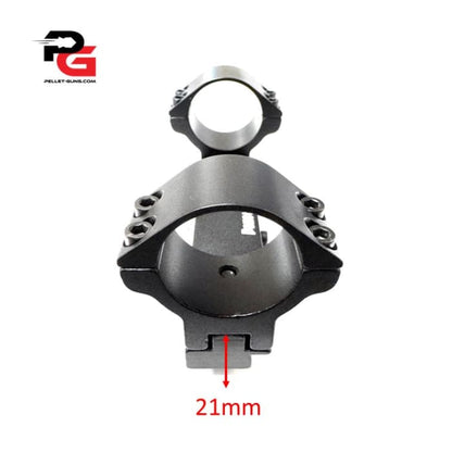 Single Piece Adjustable Dovetail Mount For Short Rail